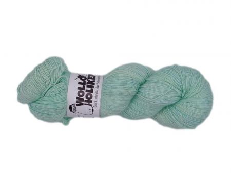 Seidenlace *Mint*. Wolle kaufen Bremerhaven, handgefärbte Wolle