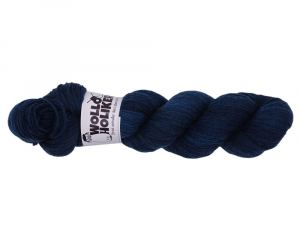 Plüschmors *Mitternachtsblau*. Wolle kaufen Bremerhaven, handgefärbte Wolle