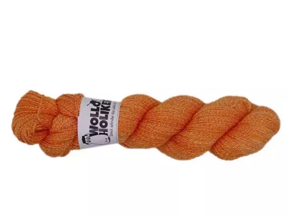 Ballertuutje *Mandarine*. Wolle kaufen Bremerhaven, handgefärbte Wolle