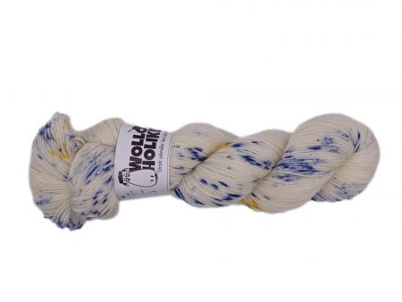 Wolloholiker Merino High-Twist *Vergißmeinnicht* - Handgefärbte Wolle aus Bremerhaven.