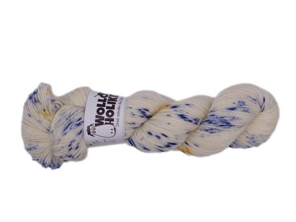 Wolloholiker Merino High-Twist *Vergißmeinnicht* - Handgefärbte Wolle aus Bremerhaven.