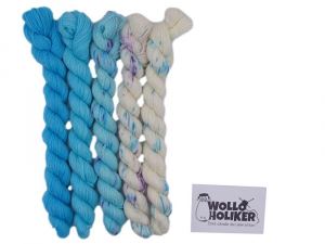 Wolloholiker Minis *Kuckuck* - Handgefärbte Wolle aus Bremerhaven.
