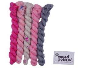 Wolloholiker Minis *Löffelstiel* - Handgefärbte Wolle aus Bremerhaven.