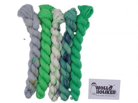 Wolloholiker Minis *No ned Hudla* - Handgefärbte Wolle aus Bremerhaven