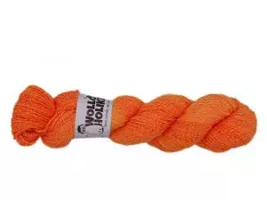 Wolloholiker Ballertuutje *Neon Orange* - Handgefärbte Wolle aus Bremerhaven.
