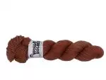 Wolloholiker Plüschmors *Brown Sugar* - Handgefärbte Wolle aus Bremerhaven.