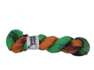 Wolloholiker Special effects *Salty Orange* - Handgefärbte Wolle aus Bremerhaven.