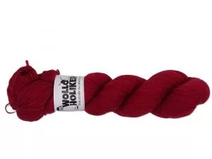 Wolloholiker Basic *Schwedenrot* - Handgefärbte Wolle aus Bremerhaven.